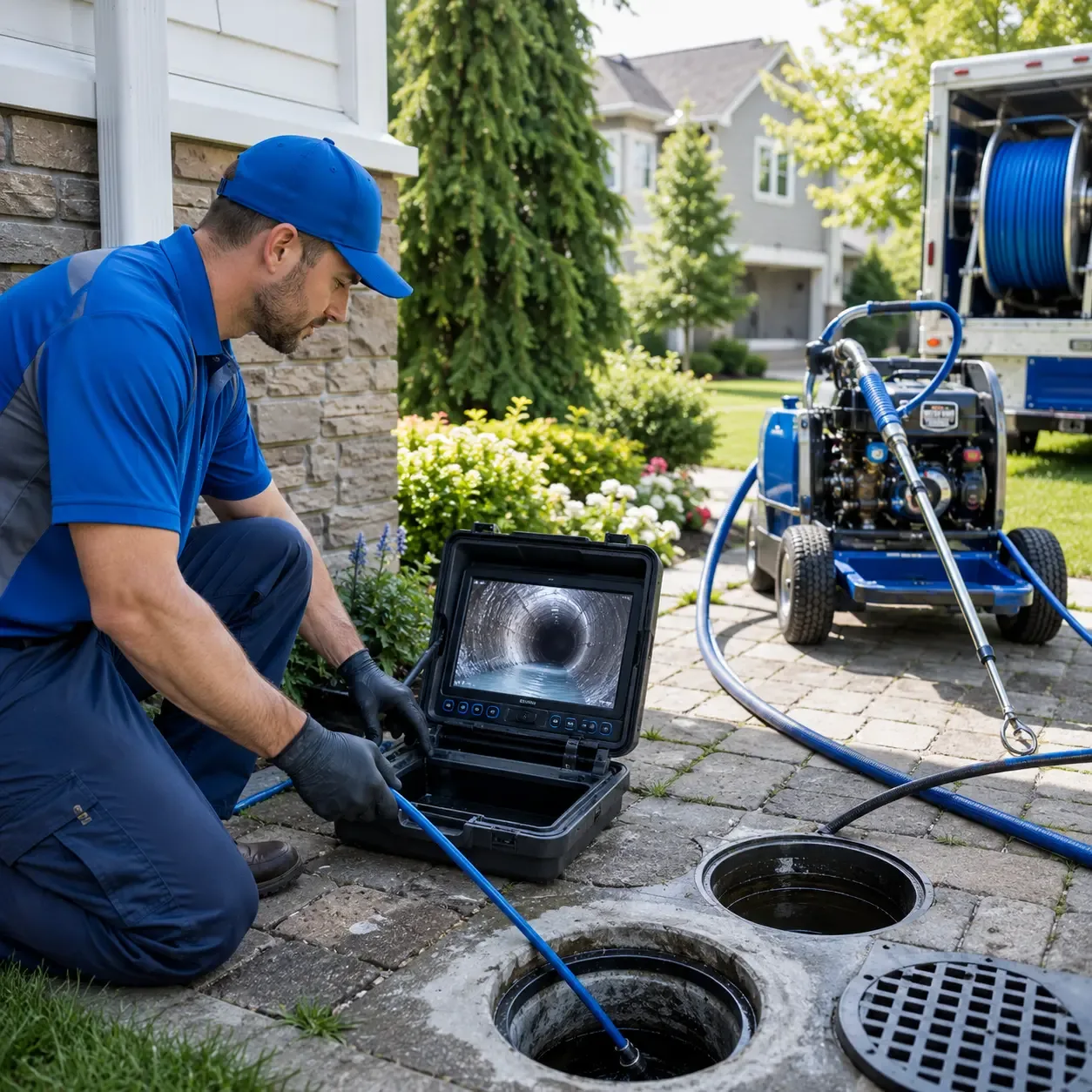 Outdoor drain cleaning professionals serving Brantingham, NY