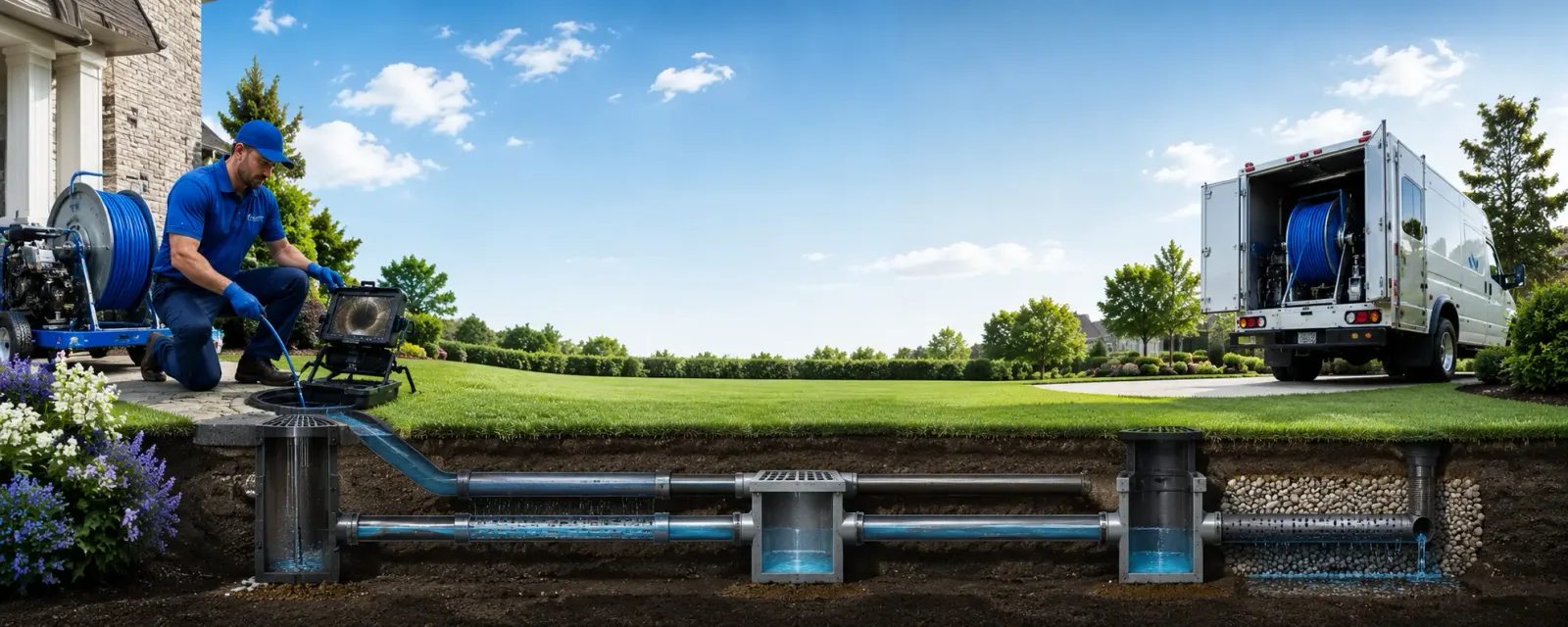 Outdoor drain cleaning information for Brantingham, NY
